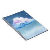Carnet Cloud9 Ciel Étoilé Aquarelle Onirique (Côté Droit)