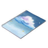 Carnet Cloud9 Ciel Étoilé Aquarelle Onirique (Côté gauche)