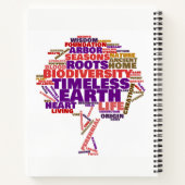 Carnet Cloud de balise de l'arbre de vie inspirationnel (Dos)