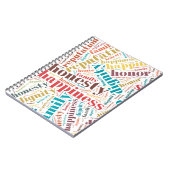 Carnet Cloud de mots positifs (Côté gauche)