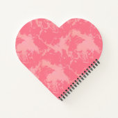 Carnet Cloud marbré rose abstrait (Dos)