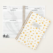 Carnet Cloud Stripe | Pasta Shapes Personalized Recipe (À l'intérieur)