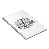 Carnet Cloud Word Adjectif commençant par la lettre H (Côté Droit)