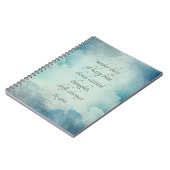 Carnet Clouds and Sky Thoughts Whimsical Vintage Style (Côté gauche)