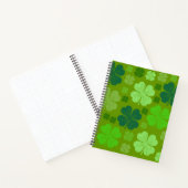 Carnet Clovers verts, Lucky Clovers, Saint Patrick's Day (Intérieur)