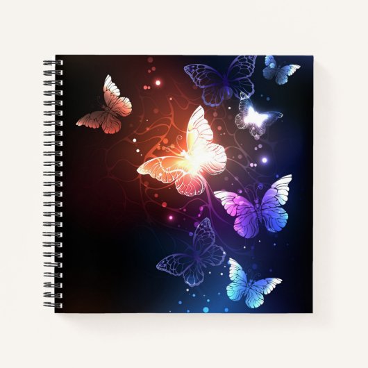 Carnet Clowing Night Butterflies (Devant)