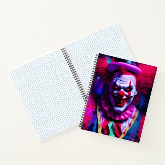 Carnet clown effrayant (Intérieur)