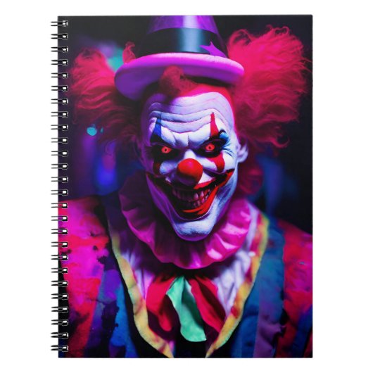 Carnet clown effrayant (Devant)