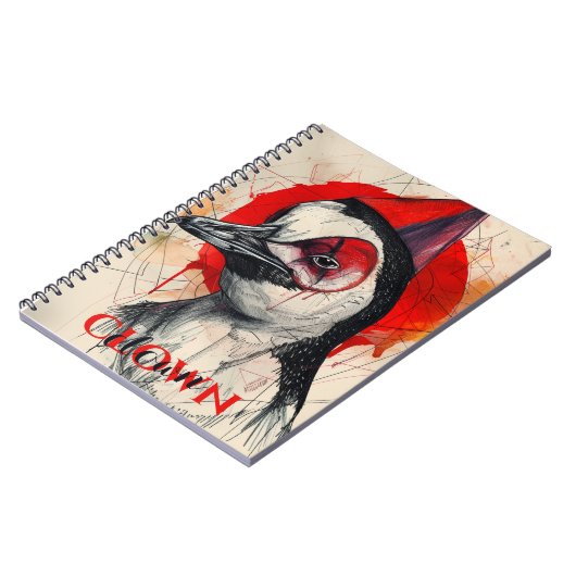 Carnet Clown pingouin (Côté gauche)