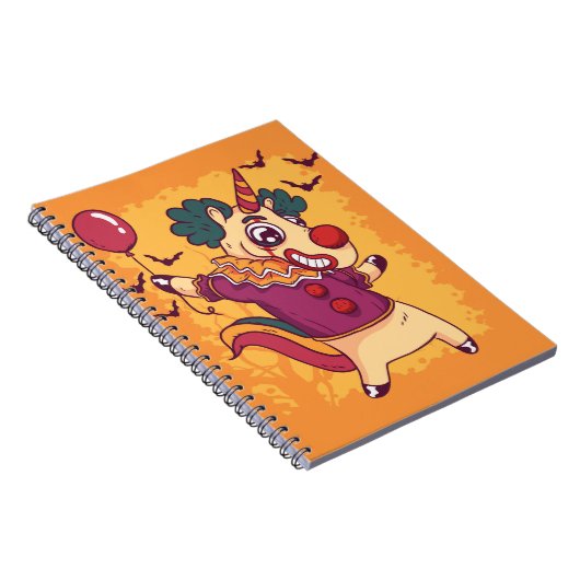 Carnet Clown Unicorn (Côté Droit)