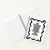 Carnet Club de lecture drôle minimaliste Nom personnalisé (Intérieur)