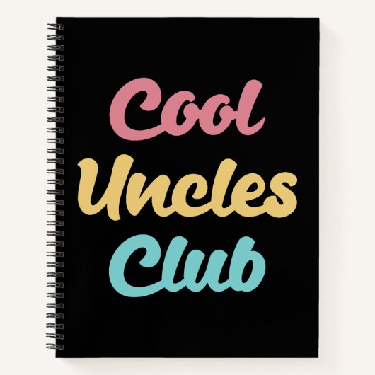 Carnet Club des Oncles Cool II (Devant)