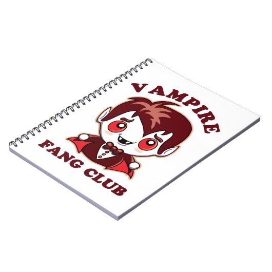Carnet Club Fang | Pun Drôle Et Vampire Mignons (Côté gauche)