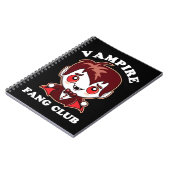 Carnet Club Fang | Pun Drôle Et Vampire Mignons (Côté gauche)