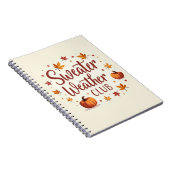 Carnet Club météo Sweat (Côté Droit)