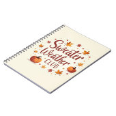 Carnet Club météo Sweat (Côté gauche)