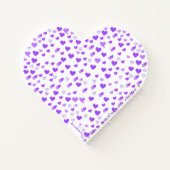 Carnet Cluster de coeur pourpre (Dos)