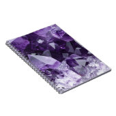 Carnet Cluster de cristal de guérison d'améthyste (Côté Droit)