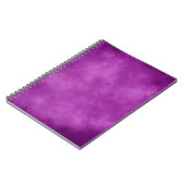 Carnet Clylish Storm effet Cloud motif violet (Côté gauche)