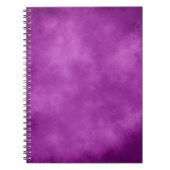 Carnet Clylish Storm effet Cloud motif violet (Devant)