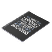 Carnet CNC Machines Sarcasme Funny Machinist (Côté gauche)