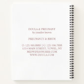 CARNET COACH DE SERVICE DE SOUTIEN À LA NAISSANCE (Dos)