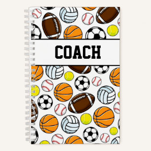 Carnet COACH Little League Multi Sports Balls Cadeau