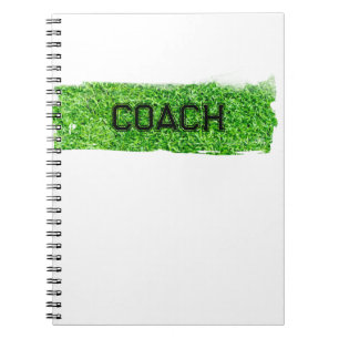 Carnet COACH Turc à herbe Équipe sportive moderne