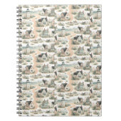 Carnet Coastal Cottage Lighthouse Pattern (Devant)