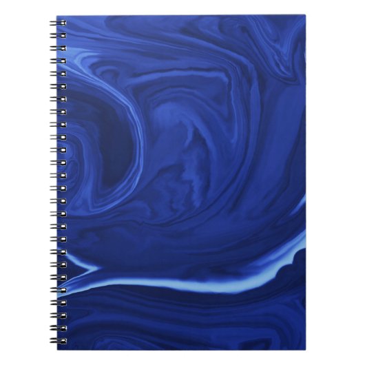 Carnet Cobalt bleu arrière - plan texturé artisanal (Devant)