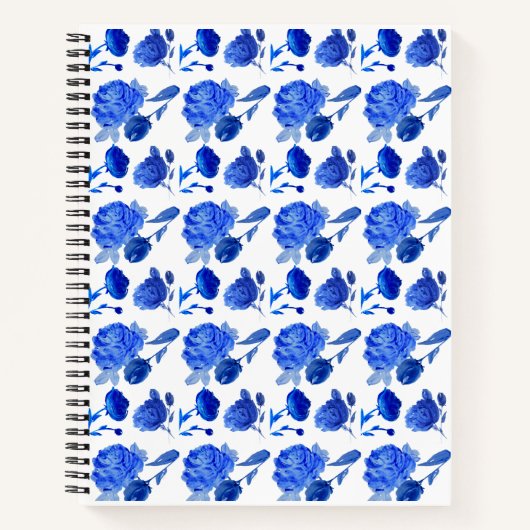 Carnet Cobalt et Rose Saphir (Devant)