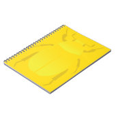 Carnet Coccinelle dorée (Côté gauche)