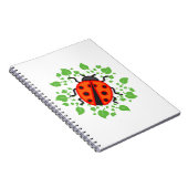 Carnet coccinelle rouge (Côté Droit)