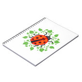 Carnet coccinelle rouge (Côté gauche)