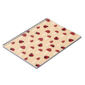 Carnet Coccinelles et Champignons Rouges (Côté gauche)