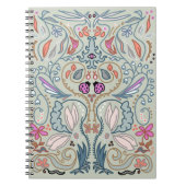 Carnet Coccinelles et feuilles illustrées (Devant)