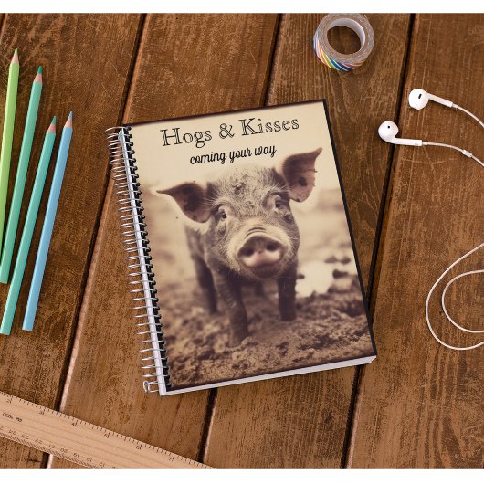 Carnet Cochon dans la boue, porcs et baisers