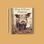 Carnet Cochon dans la boue, porcs et baisers