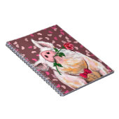 Carnet Cochon de souris - Romantique - drôle (Côté Droit)