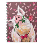 Carnet Cochon de souris - Romantique - drôle (Devant)