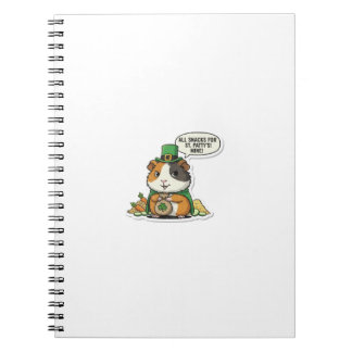 Carnet Cochon d'Inde Voleur de Friandises St.Patrick's Da
