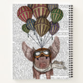 Carnet Cochon en flammes (Dos)