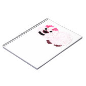 Carnet Cochon rose (Côté gauche)