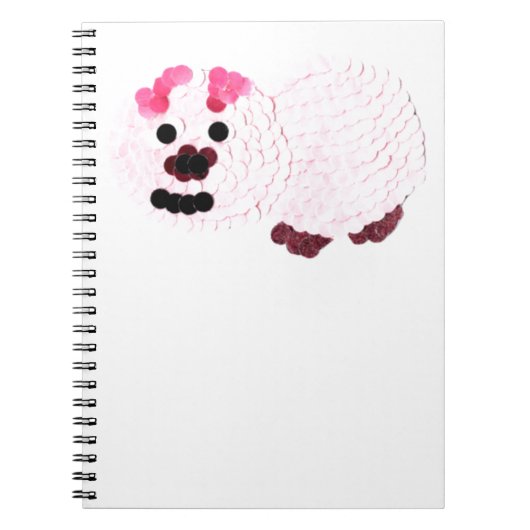 Carnet Cochon rose (Devant)