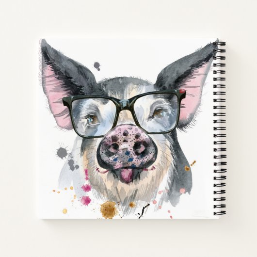 Carnet Cochon tendance (Dos)