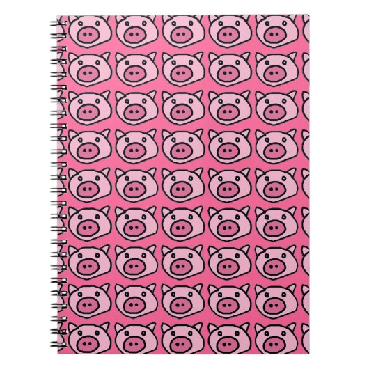 Carnet Cochons roses (Devant)