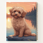 Carnet Cockapoo au bord du lac (Dos)