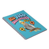 Carnet Cockatiel Parrot gai (Côté Droit)