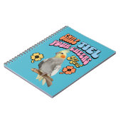 Carnet Cockatiel Parrot gai (Côté gauche)