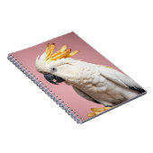 Carnet Cockatoo Drôle Avec Crest Fries Français (Côté Droit)